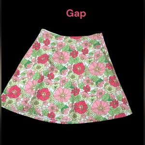 GAP Vintage Style Floral Skirt